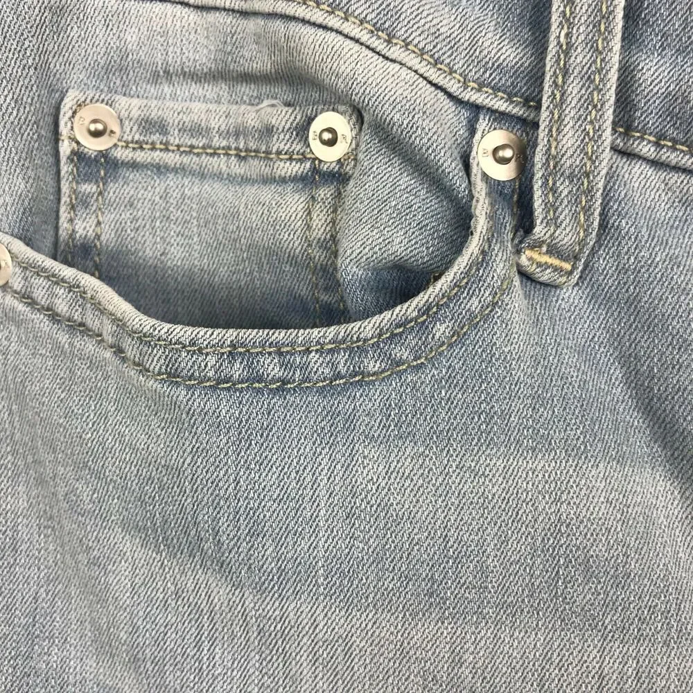 Banana Republic Jeans Womens Sz 6 Light Wash‎ Blue Mid Rise 5 Pocket